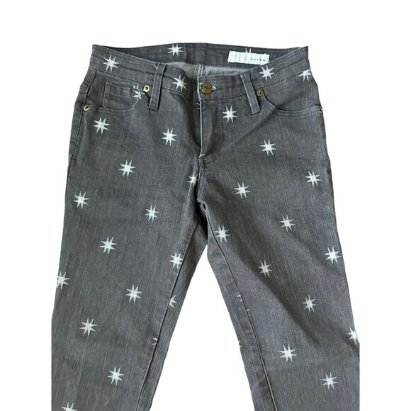 SASS & BIDE Starburst Playman Gray Skinny Jeans Size 26 - Picture 3 of 7